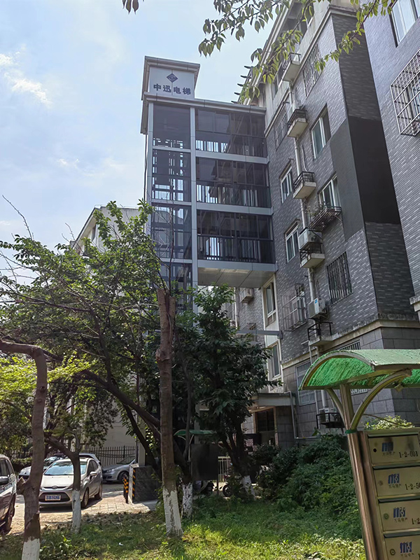 老樓裝新“梯”。蕪湖市住建局供圖