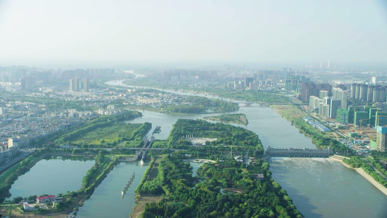 潁河阜陽閘。阜陽市水利局供圖