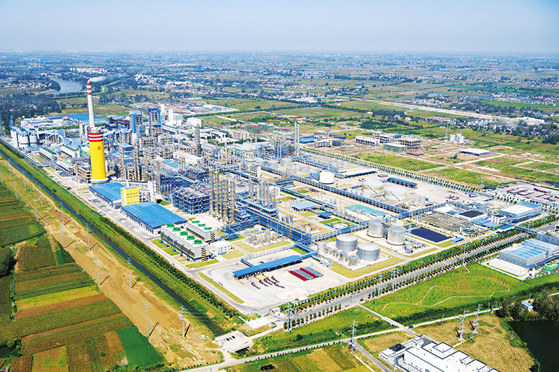 潁東區(qū)化工園區(qū)俯視圖。潁東區(qū)委宣傳部供圖